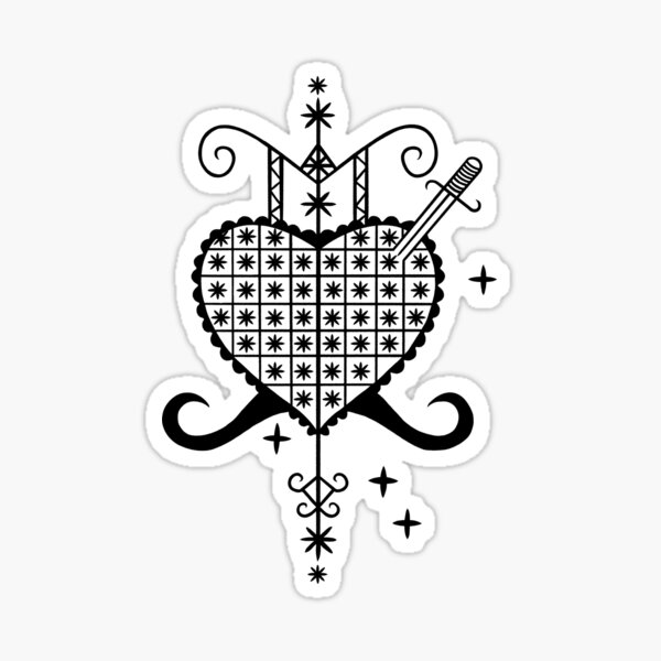The veve symbol of Ezili Dantor